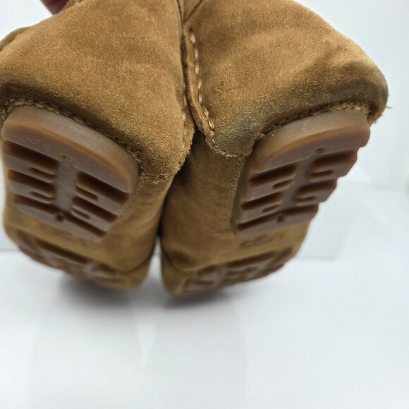 Ugg Milana Loafer Slip On Classic Chestnut Tan Suede Leather Women's Size 8.5 - Picture 7 of 10